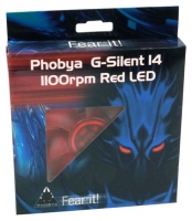 Phobya G-Silent 14 Red LED foto, Phobya G-Silent 14 Red LED fotos, Phobya G-Silent 14 Red LED Bilder, Phobya G-Silent 14 Red LED Bild