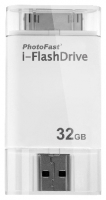 PhotoFast i-FlashDrive 32GB Technische Daten, PhotoFast i-FlashDrive 32GB Daten, PhotoFast i-FlashDrive 32GB Funktionen, PhotoFast i-FlashDrive 32GB Bewertung, PhotoFast i-FlashDrive 32GB kaufen, PhotoFast i-FlashDrive 32GB Preis, PhotoFast i-FlashDrive 32GB USB Flash-Laufwerk