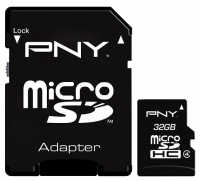 PNY 32GB microSDHC Class 4 + SD adapter Technische Daten, PNY 32GB microSDHC Class 4 + SD adapter Daten, PNY 32GB microSDHC Class 4 + SD adapter Funktionen, PNY 32GB microSDHC Class 4 + SD adapter Bewertung, PNY 32GB microSDHC Class 4 + SD adapter kaufen, PNY 32GB microSDHC Class 4 + SD adapter Preis, PNY 32GB microSDHC Class 4 + SD adapter Speicherkarten