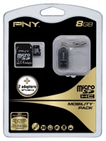 PNY MicroSDHC Mobility Pack 8GB Technische Daten, PNY MicroSDHC Mobility Pack 8GB Daten, PNY MicroSDHC Mobility Pack 8GB Funktionen, PNY MicroSDHC Mobility Pack 8GB Bewertung, PNY MicroSDHC Mobility Pack 8GB kaufen, PNY MicroSDHC Mobility Pack 8GB Preis, PNY MicroSDHC Mobility Pack 8GB Speicherkarten