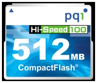 PQI Compact Flash Card 100x 512 Technische Daten, PQI Compact Flash Card 100x 512 Daten, PQI Compact Flash Card 100x 512 Funktionen, PQI Compact Flash Card 100x 512 Bewertung, PQI Compact Flash Card 100x 512 kaufen, PQI Compact Flash Card 100x 512 Preis, PQI Compact Flash Card 100x 512 Speicherkarten