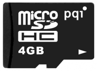 PQI microSDHC 4GB Class 4 Technische Daten, PQI microSDHC 4GB Class 4 Daten, PQI microSDHC 4GB Class 4 Funktionen, PQI microSDHC 4GB Class 4 Bewertung, PQI microSDHC 4GB Class 4 kaufen, PQI microSDHC 4GB Class 4 Preis, PQI microSDHC 4GB Class 4 Speicherkarten