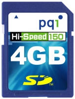 PQI Secure Digital Card 4GB 150x Technische Daten, PQI Secure Digital Card 4GB 150x Daten, PQI Secure Digital Card 4GB 150x Funktionen, PQI Secure Digital Card 4GB 150x Bewertung, PQI Secure Digital Card 4GB 150x kaufen, PQI Secure Digital Card 4GB 150x Preis, PQI Secure Digital Card 4GB 150x Speicherkarten