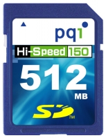 PQI Secure Digital Card 512MB 150x Technische Daten, PQI Secure Digital Card 512MB 150x Daten, PQI Secure Digital Card 512MB 150x Funktionen, PQI Secure Digital Card 512MB 150x Bewertung, PQI Secure Digital Card 512MB 150x kaufen, PQI Secure Digital Card 512MB 150x Preis, PQI Secure Digital Card 512MB 150x Speicherkarten