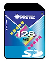 Pretec SDC 128Mb Technische Daten, Pretec SDC 128Mb Daten, Pretec SDC 128Mb Funktionen, Pretec SDC 128Mb Bewertung, Pretec SDC 128Mb kaufen, Pretec SDC 128Mb Preis, Pretec SDC 128Mb Speicherkarten