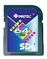 Pretec SDC 64Mb Technische Daten, Pretec SDC 64Mb Daten, Pretec SDC 64Mb Funktionen, Pretec SDC 64Mb Bewertung, Pretec SDC 64Mb kaufen, Pretec SDC 64Mb Preis, Pretec SDC 64Mb Speicherkarten