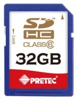 Pretec SDHC Class 6 32GB Technische Daten, Pretec SDHC Class 6 32GB Daten, Pretec SDHC Class 6 32GB Funktionen, Pretec SDHC Class 6 32GB Bewertung, Pretec SDHC Class 6 32GB kaufen, Pretec SDHC Class 6 32GB Preis, Pretec SDHC Class 6 32GB Speicherkarten