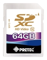 Pretec SDXC Class16 64GB Technische Daten, Pretec SDXC Class16 64GB Daten, Pretec SDXC Class16 64GB Funktionen, Pretec SDXC Class16 64GB Bewertung, Pretec SDXC Class16 64GB kaufen, Pretec SDXC Class16 64GB Preis, Pretec SDXC Class16 64GB Speicherkarten