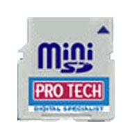 Pro Tech Mini-SD 512MB Technische Daten, Pro Tech Mini-SD 512MB Daten, Pro Tech Mini-SD 512MB Funktionen, Pro Tech Mini-SD 512MB Bewertung, Pro Tech Mini-SD 512MB kaufen, Pro Tech Mini-SD 512MB Preis, Pro Tech Mini-SD 512MB Speicherkarten
