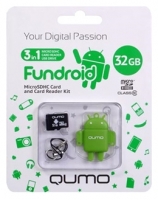 Qumo microSDHC Class 10 32GB + Fundroid USB Card Reader Technische Daten, Qumo microSDHC Class 10 32GB + Fundroid USB Card Reader Daten, Qumo microSDHC Class 10 32GB + Fundroid USB Card Reader Funktionen, Qumo microSDHC Class 10 32GB + Fundroid USB Card Reader Bewertung, Qumo microSDHC Class 10 32GB + Fundroid USB Card Reader kaufen, Qumo microSDHC Class 10 32GB + Fundroid USB Card Reader Preis, Qumo microSDHC Class 10 32GB + Fundroid USB Card Reader Speicherkarten