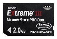 Sandisk 2GB Extreme III Memory Stick PRO Duo Technische Daten, Sandisk 2GB Extreme III Memory Stick PRO Duo Daten, Sandisk 2GB Extreme III Memory Stick PRO Duo Funktionen, Sandisk 2GB Extreme III Memory Stick PRO Duo Bewertung, Sandisk 2GB Extreme III Memory Stick PRO Duo kaufen, Sandisk 2GB Extreme III Memory Stick PRO Duo Preis, Sandisk 2GB Extreme III Memory Stick PRO Duo Speicherkarten