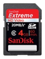 Sandisk Extreme HD Video SDHC Class 6 4GB Technische Daten, Sandisk Extreme HD Video SDHC Class 6 4GB Daten, Sandisk Extreme HD Video SDHC Class 6 4GB Funktionen, Sandisk Extreme HD Video SDHC Class 6 4GB Bewertung, Sandisk Extreme HD Video SDHC Class 6 4GB kaufen, Sandisk Extreme HD Video SDHC Class 6 4GB Preis, Sandisk Extreme HD Video SDHC Class 6 4GB Speicherkarten