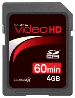 Sandisk Video HD SDHC Class 4 4GB Technische Daten, Sandisk Video HD SDHC Class 4 4GB Daten, Sandisk Video HD SDHC Class 4 4GB Funktionen, Sandisk Video HD SDHC Class 4 4GB Bewertung, Sandisk Video HD SDHC Class 4 4GB kaufen, Sandisk Video HD SDHC Class 4 4GB Preis, Sandisk Video HD SDHC Class 4 4GB Speicherkarten