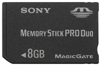 Sony MSX-M8GS Technische Daten, Sony MSX-M8GS Daten, Sony MSX-M8GS Funktionen, Sony MSX-M8GS Bewertung, Sony MSX-M8GS kaufen, Sony MSX-M8GS Preis, Sony MSX-M8GS Speicherkarten