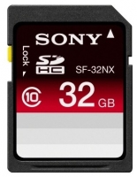 Sony SF-32NXT Technische Daten, Sony SF-32NXT Daten, Sony SF-32NXT Funktionen, Sony SF-32NXT Bewertung, Sony SF-32NXT kaufen, Sony SF-32NXT Preis, Sony SF-32NXT Speicherkarten