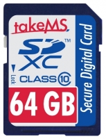TakeMS SDXC Card Class 10 64GB Technische Daten, TakeMS SDXC Card Class 10 64GB Daten, TakeMS SDXC Card Class 10 64GB Funktionen, TakeMS SDXC Card Class 10 64GB Bewertung, TakeMS SDXC Card Class 10 64GB kaufen, TakeMS SDXC Card Class 10 64GB Preis, TakeMS SDXC Card Class 10 64GB Speicherkarten