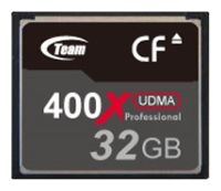 Team Group 400X CF-Karte 32GB Technische Daten, Team Group 400X CF-Karte 32GB Daten, Team Group 400X CF-Karte 32GB Funktionen, Team Group 400X CF-Karte 32GB Bewertung, Team Group 400X CF-Karte 32GB kaufen, Team Group 400X CF-Karte 32GB Preis, Team Group 400X CF-Karte 32GB Speicherkarten