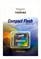 Toshiba 512MB Compact Flash Swift Technische Daten, Toshiba 512MB Compact Flash Swift Daten, Toshiba 512MB Compact Flash Swift Funktionen, Toshiba 512MB Compact Flash Swift Bewertung, Toshiba 512MB Compact Flash Swift kaufen, Toshiba 512MB Compact Flash Swift Preis, Toshiba 512MB Compact Flash Swift Speicherkarten