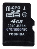 Toshiba SD-C04GJ Technische Daten, Toshiba SD-C04GJ Daten, Toshiba SD-C04GJ Funktionen, Toshiba SD-C04GJ Bewertung, Toshiba SD-C04GJ kaufen, Toshiba SD-C04GJ Preis, Toshiba SD-C04GJ Speicherkarten