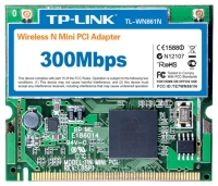 TP-LINK TL-WN861N Technische Daten, TP-LINK TL-WN861N Daten, TP-LINK TL-WN861N Funktionen, TP-LINK TL-WN861N Bewertung, TP-LINK TL-WN861N kaufen, TP-LINK TL-WN861N Preis, TP-LINK TL-WN861N Ausrüstung Wi-Fi und Bluetooth