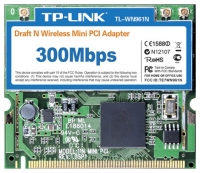 TP-LINK TL-WN961N Technische Daten, TP-LINK TL-WN961N Daten, TP-LINK TL-WN961N Funktionen, TP-LINK TL-WN961N Bewertung, TP-LINK TL-WN961N kaufen, TP-LINK TL-WN961N Preis, TP-LINK TL-WN961N Ausrüstung Wi-Fi und Bluetooth