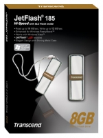 Transcend JetFlash 185 8GB Technische Daten, Transcend JetFlash 185 8GB Daten, Transcend JetFlash 185 8GB Funktionen, Transcend JetFlash 185 8GB Bewertung, Transcend JetFlash 185 8GB kaufen, Transcend JetFlash 185 8GB Preis, Transcend JetFlash 185 8GB USB Flash-Laufwerk