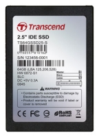 Transcend TS64GSSD25-S Technische Daten, Transcend TS64GSSD25-S Daten, Transcend TS64GSSD25-S Funktionen, Transcend TS64GSSD25-S Bewertung, Transcend TS64GSSD25-S kaufen, Transcend TS64GSSD25-S Preis, Transcend TS64GSSD25-S Festplatten und Netzlaufwerke