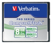 Verbatim CompactFlash PRO 300X 8GB Technische Daten, Verbatim CompactFlash PRO 300X 8GB Daten, Verbatim CompactFlash PRO 300X 8GB Funktionen, Verbatim CompactFlash PRO 300X 8GB Bewertung, Verbatim CompactFlash PRO 300X 8GB kaufen, Verbatim CompactFlash PRO 300X 8GB Preis, Verbatim CompactFlash PRO 300X 8GB Speicherkarten