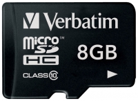 Verbatim microSDHC Class 10 8GB Technische Daten, Verbatim microSDHC Class 10 8GB Daten, Verbatim microSDHC Class 10 8GB Funktionen, Verbatim microSDHC Class 10 8GB Bewertung, Verbatim microSDHC Class 10 8GB kaufen, Verbatim microSDHC Class 10 8GB Preis, Verbatim microSDHC Class 10 8GB Speicherkarten