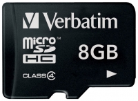 Verbatim microSDHC Class 4 8GB Technische Daten, Verbatim microSDHC Class 4 8GB Daten, Verbatim microSDHC Class 4 8GB Funktionen, Verbatim microSDHC Class 4 8GB Bewertung, Verbatim microSDHC Class 4 8GB kaufen, Verbatim microSDHC Class 4 8GB Preis, Verbatim microSDHC Class 4 8GB Speicherkarten