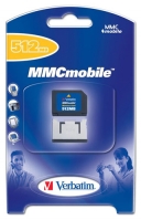 Verbatim MMCmobile 512MB Technische Daten, Verbatim MMCmobile 512MB Daten, Verbatim MMCmobile 512MB Funktionen, Verbatim MMCmobile 512MB Bewertung, Verbatim MMCmobile 512MB kaufen, Verbatim MMCmobile 512MB Preis, Verbatim MMCmobile 512MB Speicherkarten